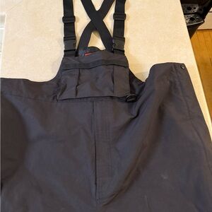 Men's Classic Black Ski Bibs